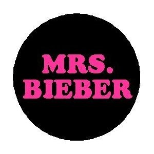 Mrs Bieber pin on Amazon